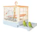 MCBOSON Cage à Oiseaux Pliable