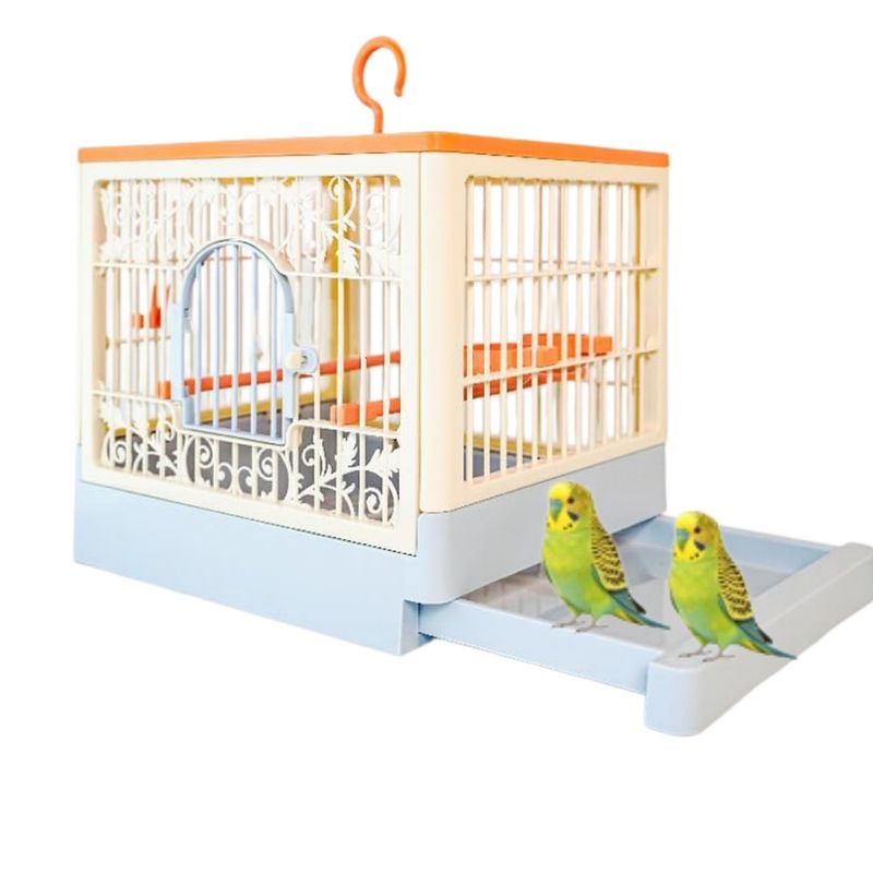 MCBOSON Cage à Oiseaux Pliable