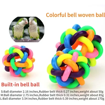 ZooVenture Spielzeug Ball Vogel Glöckchen 2St