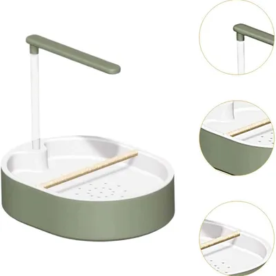 MCBOSON Baignoire Automatique Intérieure Oiseaux Moyens Conures Perroquets