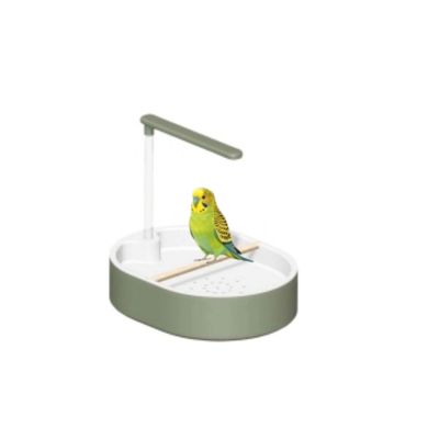 MCBOSON Baignoire Automatique Intérieure Oiseaux Moyens Conures Perroquets