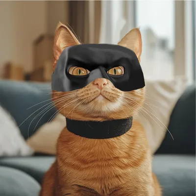 PetTribes Masque Chat Chauve-Souris, silicone doux PetTribes Masque Chat Chauve-Souris, silicone doux