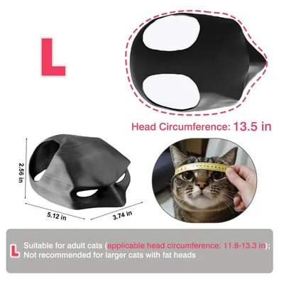 PetTribes Masque Chat Chauve-Souris, silicone doux PetTribes Masque Chat Chauve-Souris, silicone doux