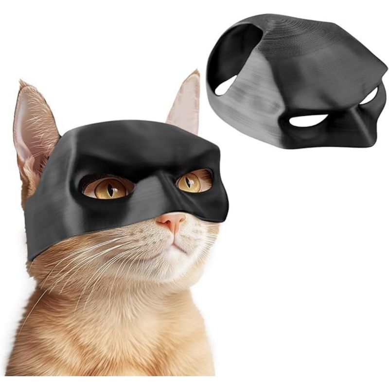 PetTribes Masque Chat Chauve-Souris, silicone doux