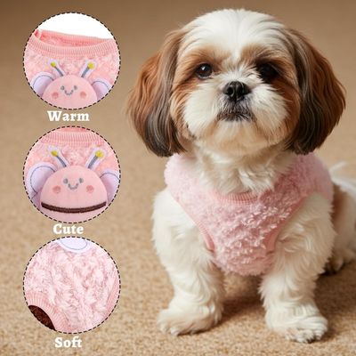 ZooVenture Jersey para cachorro XXS Abejas - 15 cm, Forro polar, 3 colores
