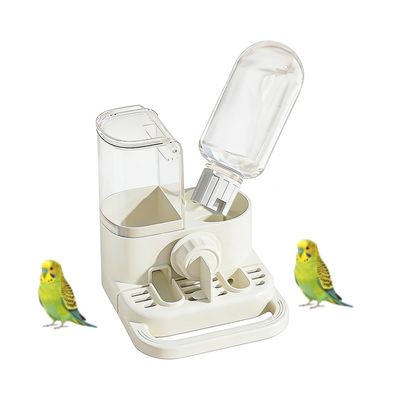 MCBOSON Distributeur d'Eau Automatique Anti-Goutte avec Perchoir pour Cage