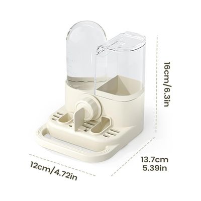 MCBOSON Distributeur d'Eau Automatique Anti-Goutte avec Perchoir pour Cage