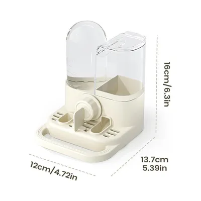 MCBOSON Distributeur d'Eau Automatique Anti-Goutte avec Perchoir pour Cage