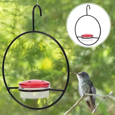 MCBOSON Mangeoire à Colibris Suspendue en Métal Extérieur