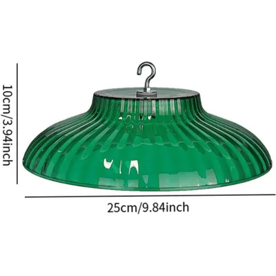 ZooVenture Couvercle Mangeoire - PETG, Anti-Pluie, 25x25cm