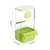 MCBOSON Mangeoire Automatique Perroquets Perchoir Couvercle Anti-Dispersion