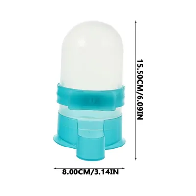 MCBOSON Lot de 4 Abreuvoirs Automatiques Pigeons 500ML PP Transparent