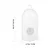 MCBOSON Lot de 2 Distributeurs d'Eau 1L Plastique Blanc pour Oiseaux