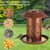 FurryFusion Nourrisseur d'oiseaux solaire pour extérieur