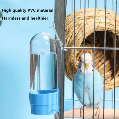MCBOSON Lot de 2 Distributeurs Automatique Eau/Nourriture pour Oiseaux