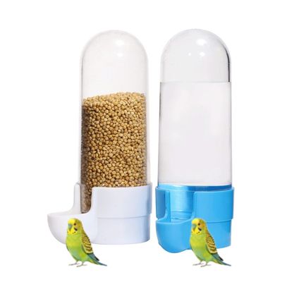 MCBOSON Lot de 2 Distributeurs Automatique Eau/Nourriture pour Oiseaux