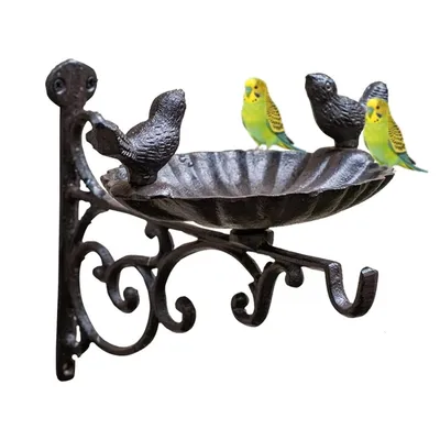 MCBOSON Crochet Artisanal en Fonte Oiseau Décoration Jardin