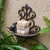 MCBOSON Crochet Artisanal en Fonte Oiseau Décoration Jardin