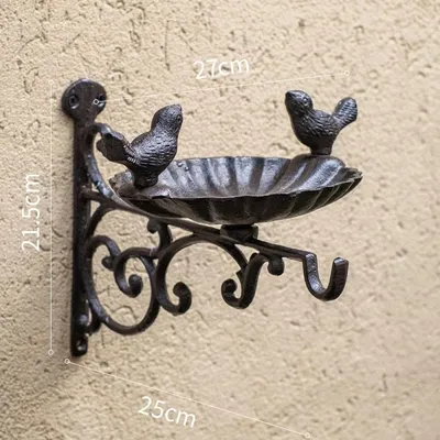 MCBOSON Crochet Artisanal en Fonte Oiseau Décoration Jardin