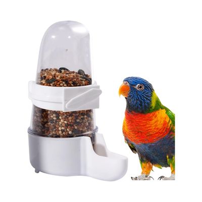 MCBOSON Mangeoire/Abreuvoir oiseaux transparent sans encombrement