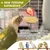 MCBOSON Lot de 4 Brochettes Porte-Nourritures Inox pour Oiseaux