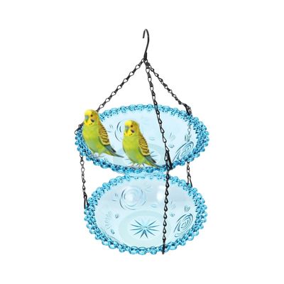 MCBOSON Mangeoire Oiseaux Suspendue Extérieure Double Couche
