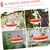 MCBOSON Abreuvoir suspendue design fleur rouge colibris