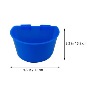 MCBOSON Lot de 10 Gobelets à Eau/Mangeoire pour Oiseaux