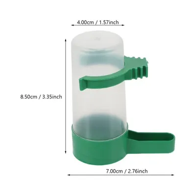 MCBOSON Lot de 2 Abreuvoirs Automatique Oiseaux Suspension Cage