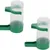 MCBOSON Lot de 2 Abreuvoirs Automatique Oiseaux Suspension Cage