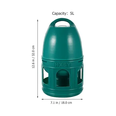 MCBOSON Distributeur d'Eau Portable 5L pour Oiseaux