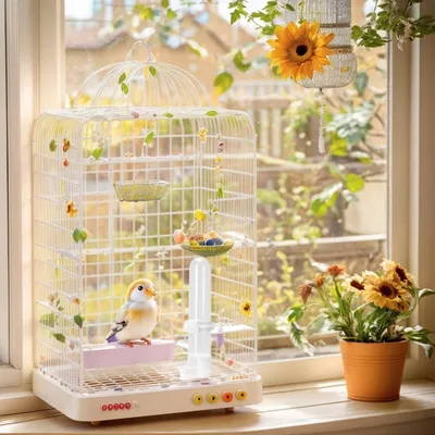 MCBOSON Lot de 2 Distributeurs Automatique Oiseaux
