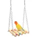 Jouet Suspendu Cage Oiseau PetTribes - Trapèze Manuel Artisanal Perroquets
