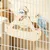 HausPets Perchoir Bateau Pirate en bois pour petits oiseaux