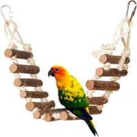 MCBOSON Échelle Oiseaux avec Balançoire