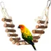 MCBOSON Échelle Oiseaux avec Balançoire