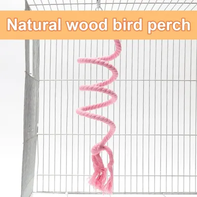 HausPets Échelle en bois 1.5cm pour oiseaux & petits animaux