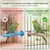 MCBOSON Lot de 8 Perchoirs Oiseaux Bois Naturel