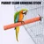 PetTribes - 4 Perchoirs Bois pour Cage Oiseaux Perruches Canaris