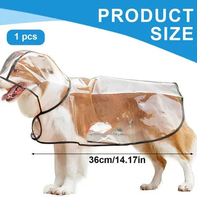 ZooVenture Wasserdichter Hunde-Regenmantel M – Wasserdicht, 36–42 cm ZooVenture Wasserdichter Hunde-Regenmantel M – Wasserdicht, 36–42 cm