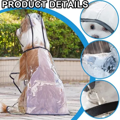 ZooVenture Wasserdichter Hunde-Regenmantel M – Wasserdicht, 36–42 cm ZooVenture Wasserdichter Hunde-Regenmantel M – Wasserdicht, 36–42 cm