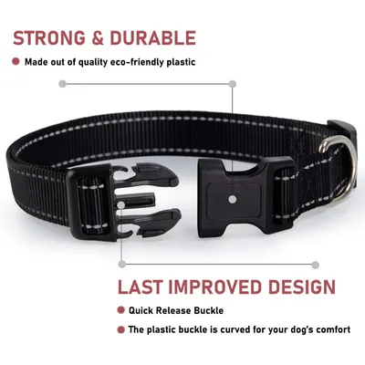 ZooVenture Collier Chien Réfléchissant Nylon ZooVenture Collier Chien Réfléchissant Nylon