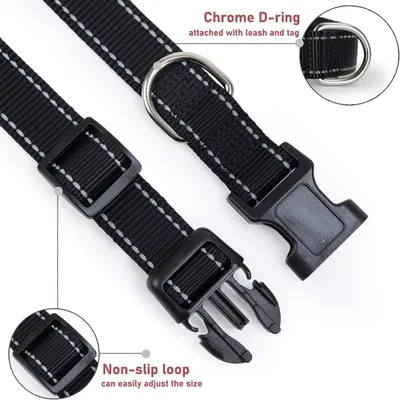 ZooVenture Collier Chien Réfléchissant Nylon ZooVenture Collier Chien Réfléchissant Nylon