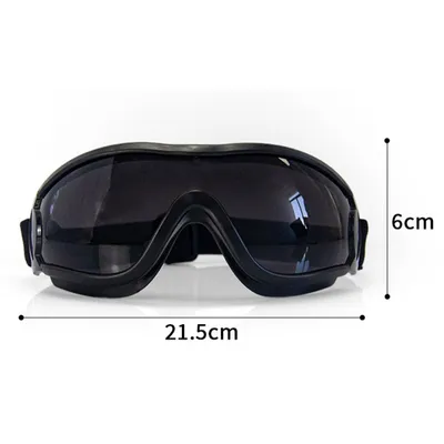 ZooVenture Hundebrille Katze Sonnenschutz Schwarz L