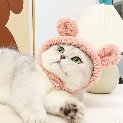 ZooVenture Serre-Tête Ours Rose - Peluche, Taille 13,7 cm