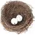 MCBOSON Nid d'Oiseau Artificiel Vintage Décoration Jardin