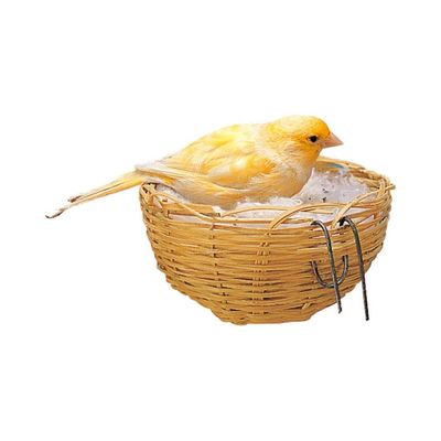 MCBOSON Nid en Osier pour Cage à Oiseaux