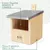 MCBOSON Nichoir en bois