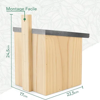 MCBOSON Nichoir en bois