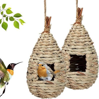 MCBOSON Lot de 2 Nichoirs à Oiseaux Sauvages